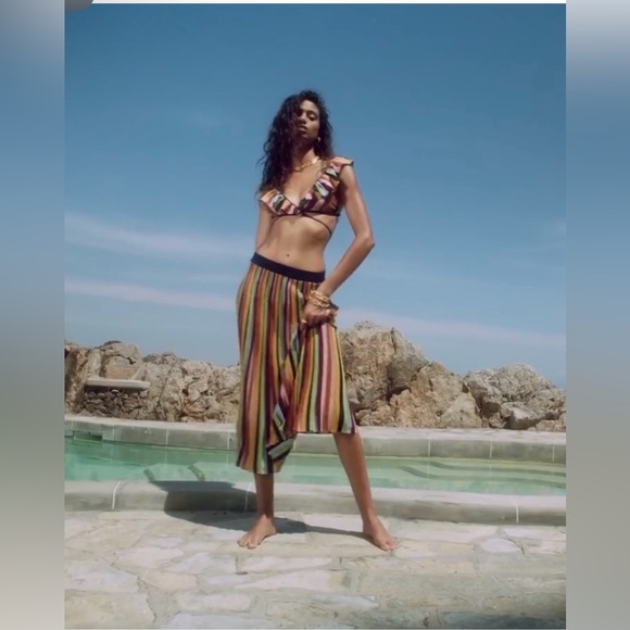 Zimmermann Multicolor Striped Skirt and Top set - Picture 4 of 9
